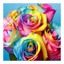 Charger l&#39;image dans la galerie, Rose - peinture en diamant complet - 30x30cm

