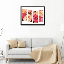 Charger l&#39;image dans la galerie, Rose 4 - photos - diamant rond complet -
