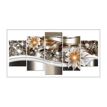Charger l&#39;image dans la galerie, Fleur 5D bricolage perceuse complet diamant peinture 5-photos combinaison Kits cadeaux
