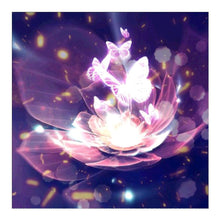 Charger l&#39;image dans la galerie, Papillon - diamant rond complet - 30x30cm
