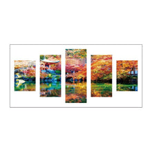 Charger l&#39;image dans la galerie, 5pcs/décor set - peinture en diamant ronde - 95x45cm
