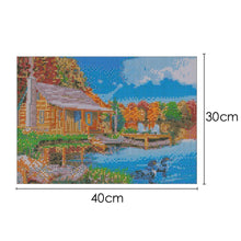 Charger l&#39;image dans la galerie, Paysage - diamant rond complet - 40x30cm
