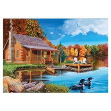 Charger l&#39;image dans la galerie, Paysage - diamant rond complet - 40x30cm
