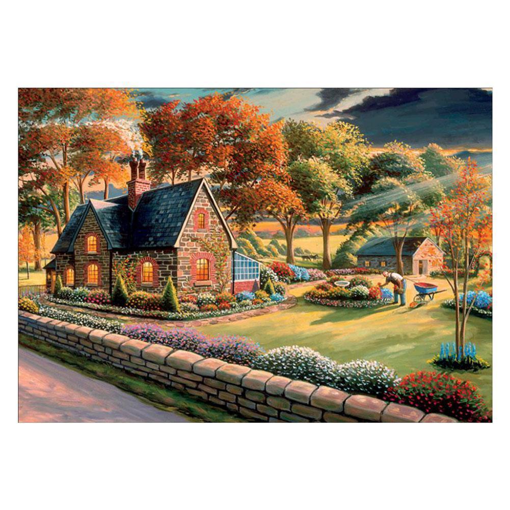 Patio - diamant rond complet - 40x30cm