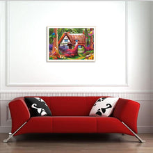 Charger l&#39;image dans la galerie, Cottage - diamant rond complet - 40x30cm
