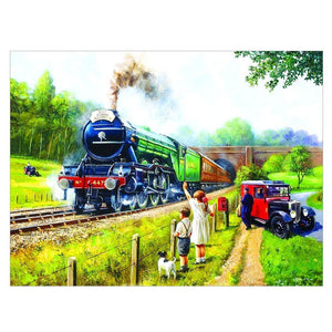Train - peinture en diamant complet - 40x30cm