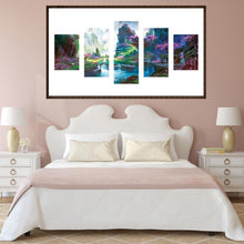 Charger l&#39;image dans la galerie, 5pcs/paysage d’ensemble - peinture complète de diamant - 95x45cm
