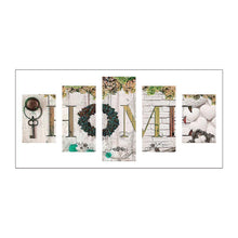 Charger l&#39;image dans la galerie, 5pcs/set home - peinture en diamant ronde - 95x45cm
