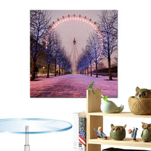 Charger l&#39;image dans la galerie, Roue romantique de ferris - diamant rond complet - 30x30cm
