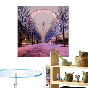 Roue romantique de ferris - diamant rond complet - 30x30cm
