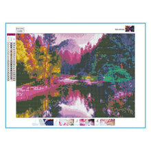 Charger l&#39;image dans la galerie, Paysage romantique - peinture en diamant complet - 40x30cm
