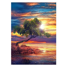 Charger l&#39;image dans la galerie, Vieil arbre - diamant rond complet - 30x40cm
