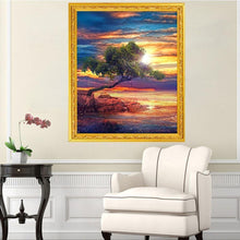 Charger l&#39;image dans la galerie, Vieil arbre - diamant rond complet - 30x40cm
