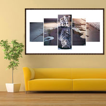 Charger l&#39;image dans la galerie, Chat de réflexion 5 - image - diamant rond complet - 95x45cm
