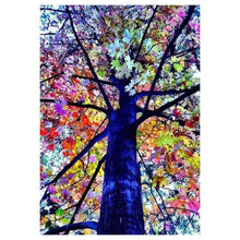 Charger l&#39;image dans la galerie, Érable coloré - diamant rond complet - 30x40cm
