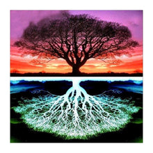 Charger l&#39;image dans la galerie, Arbre - peinture en diamant complet - 30x30cm
