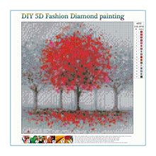 Charger l&#39;image dans la galerie, Arbre - peinture en diamant complet - 30x30cm
