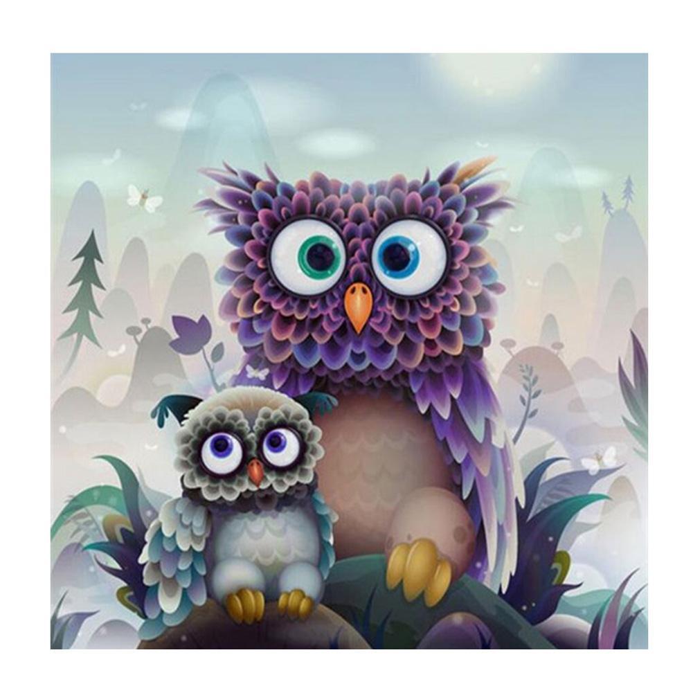 Oiseaux - peinture en diamant complet - 30x30cm