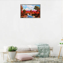 Charger l&#39;image dans la galerie, Paysage coloré - peinture en diamant complet - 40x30cm

