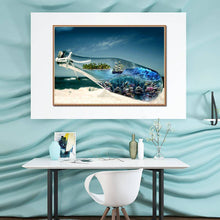 Charger l&#39;image dans la galerie, Bouteille de mer - diamant rond complet - 30x40cm
