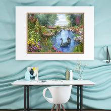 Charger l&#39;image dans la galerie, Rivière - peinture diamant pleine - 30x40cm

