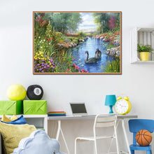Charger l&#39;image dans la galerie, Rivière - peinture diamant pleine - 30x40cm
