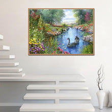 Charger l&#39;image dans la galerie, Rivière - peinture diamant pleine - 30x40cm

