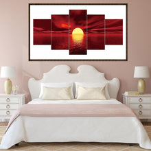 Charger l&#39;image dans la galerie, 5pcs/set sunrise - peinture complète en diamant - 95x45cm
