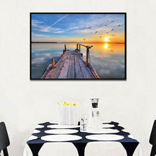Charger l&#39;image dans la galerie, Sunset sea - peinture diamant pleine - 40x30cm
