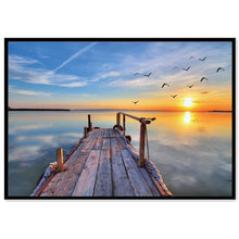 Charger l&#39;image dans la galerie, Sunset sea - peinture diamant pleine - 40x30cm
