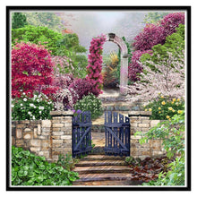 Charger l&#39;image dans la galerie, Jardin de fleurs - peinture en diamant complet - 30x30cm
