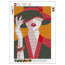 Charger l&#39;image dans la galerie, Beauté - peinture en diamant complet - 40x30cm
