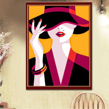 Charger l&#39;image dans la galerie, Beauté - peinture en diamant complet - 40x30cm
