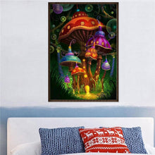 Charger l&#39;image dans la galerie, Champignon magnifique - diamant rond complet - 40x30cm
