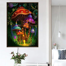 Charger l&#39;image dans la galerie, Champignon magnifique - diamant rond complet - 40x30cm
