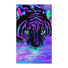 Charger l&#39;image dans la galerie, Tigre coloré - diamant rond complet - 30x50cm
