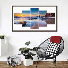 Charger l&#39;image dans la galerie, 5pcs/set coucher du soleil - peinture complète en diamant - 95x45cm
