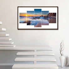 Charger l&#39;image dans la galerie, 5pcs/set coucher du soleil - peinture complète en diamant - 95x45cm
