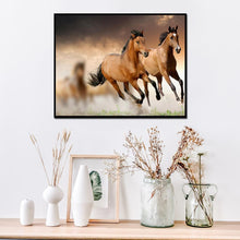 Charger l&#39;image dans la galerie, Course de cheval - peinture complète de diamant - 30x25cm
