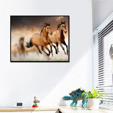 Charger l&#39;image dans la galerie, Course de cheval - peinture complète de diamant - 30x25cm
