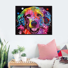 Charger l&#39;image dans la galerie, Chien magnifique - peinture en diamant complet - 30x25cm

