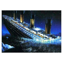Charger l&#39;image dans la galerie, Titanic - diamant rond complet - 30x40cm
