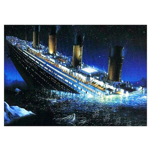 Titanic - diamant rond complet - 30x40cm