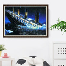 Charger l&#39;image dans la galerie, Titanic - diamant rond complet - 30x40cm
