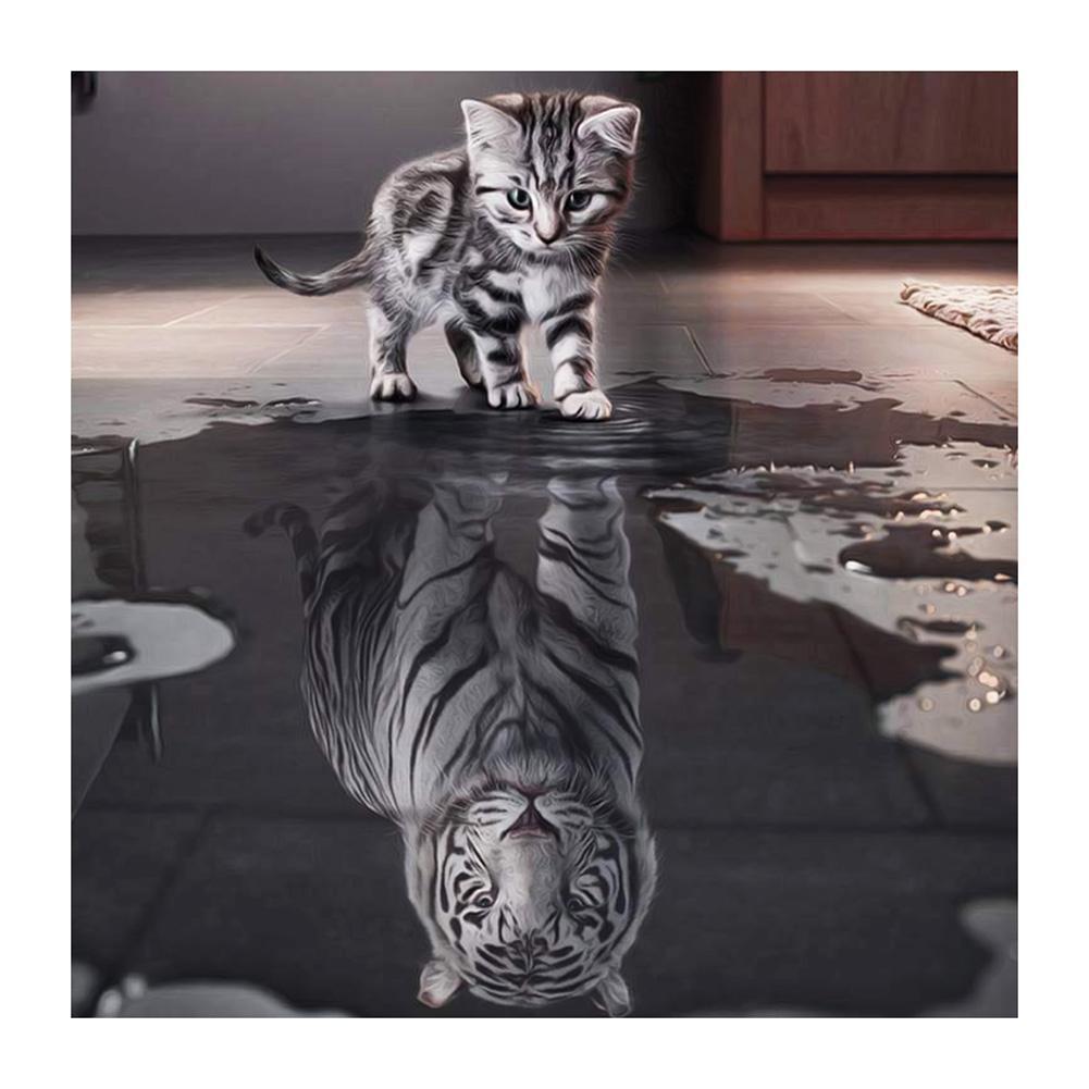 [Multi-Taille en option]Chat-  Daimond Painting