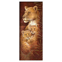 Charger l&#39;image dans la galerie, Tigre animal - diamant rond complet - 25*55cm
