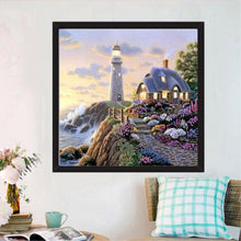 Charger l&#39;image dans la galerie, Lumière - diamant rond complet - 35x35cm
