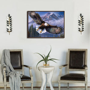 Ailes d’aigle - peinture en diamant complète - 40x50cm