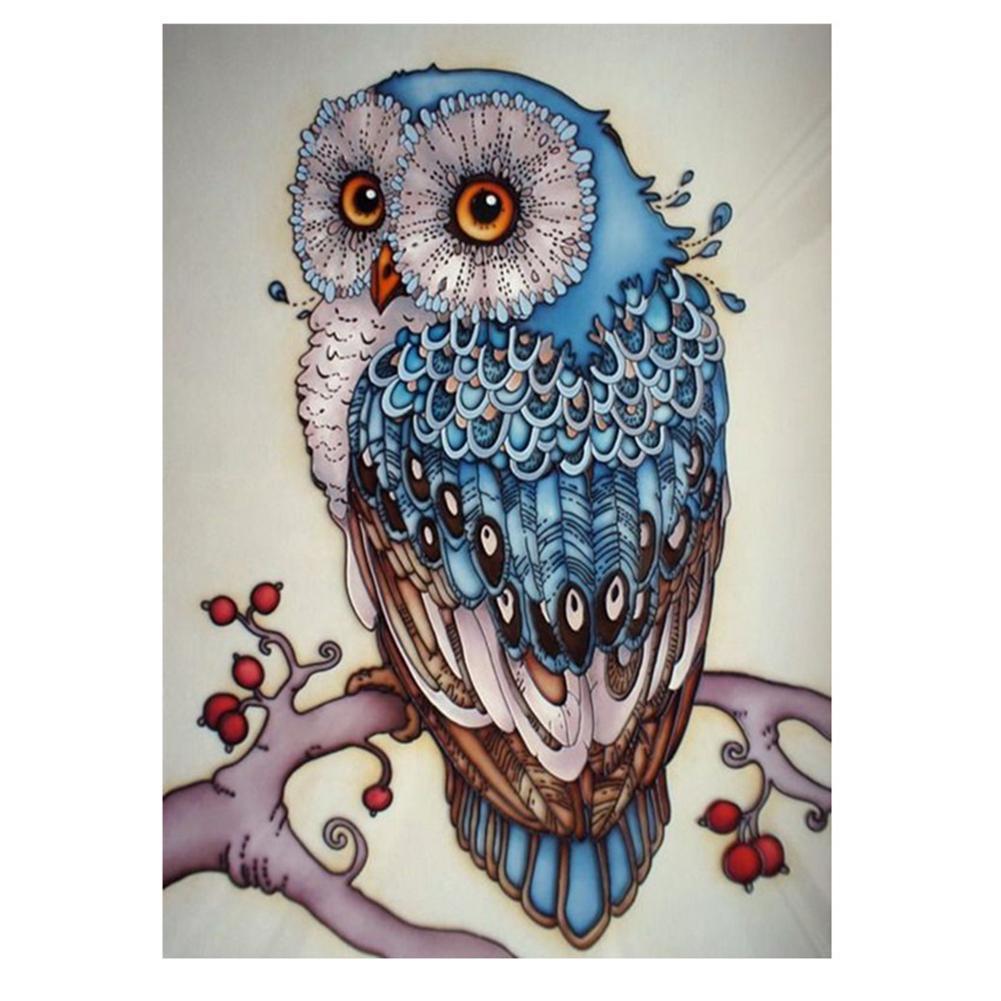 Animal d’oiseau - peinture complète de diamant - 40x30cm