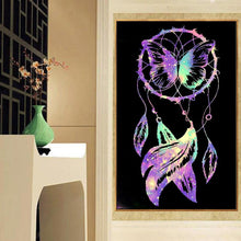 Charger l&#39;image dans la galerie, Dream Catcher pleine foret diamant peinture   30*40CM
